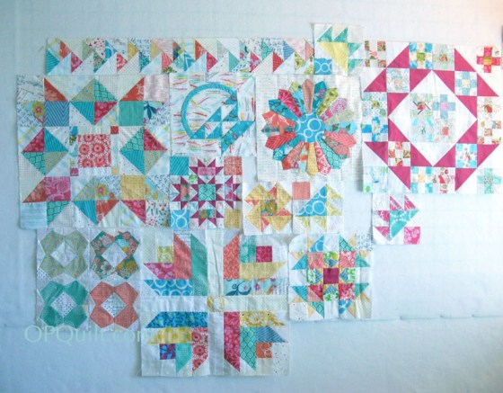 Traveling Threads Marci w my blocks