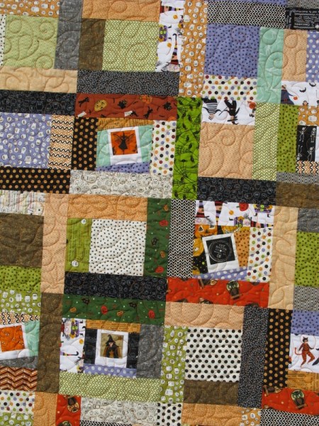 Spooky Quilt_detail