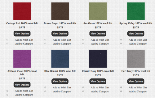 Prairie Woolens Felt