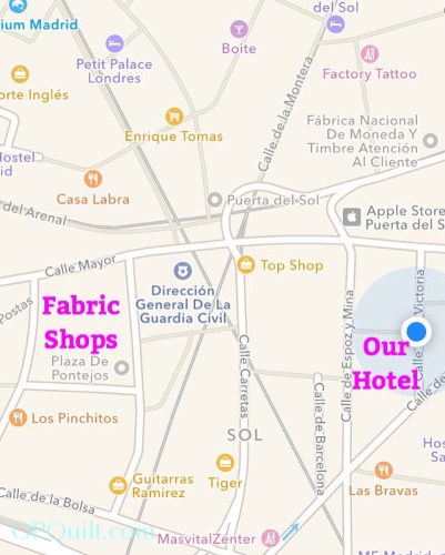 Fabric Shops Madrid 2016
