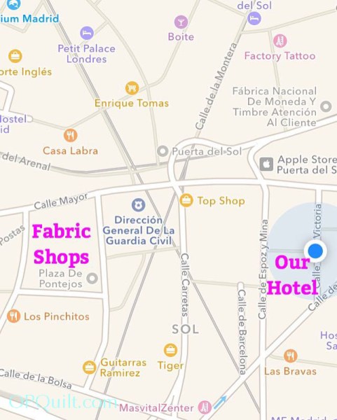 Fabric Shops Madrid 2016
