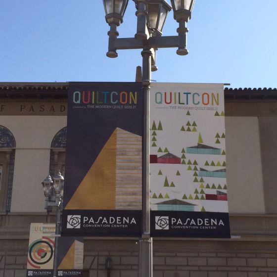 QuiltCon banners