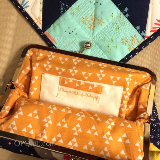 Desert Bloom clutch inside