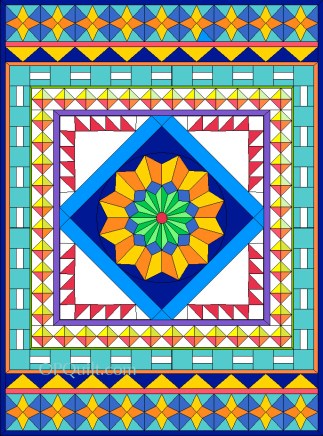 Starry Compass Rose EQ7 sketch