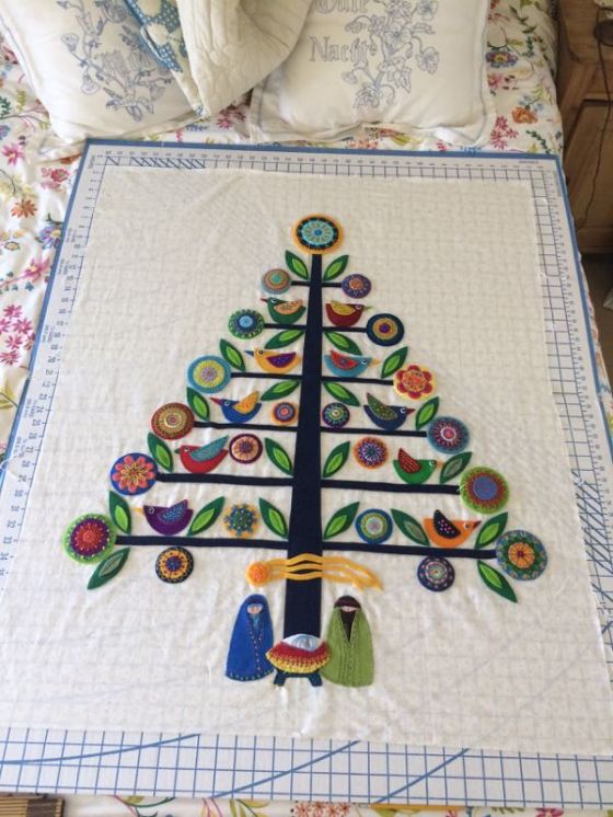 OhChristmasTree6_7 squaring quilt