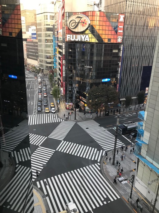 Ginza Scramble Intersetion