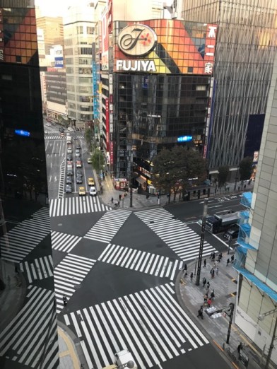 Ginza Scramble Intersetion