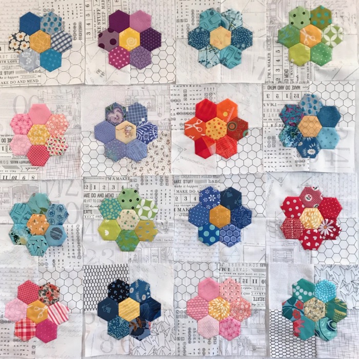 Hexie Flowers July 2018