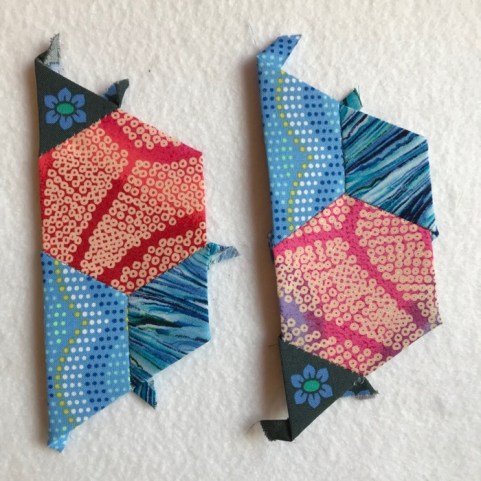 Millefiore border fillins