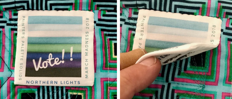 Northern Lights Medallion Name label