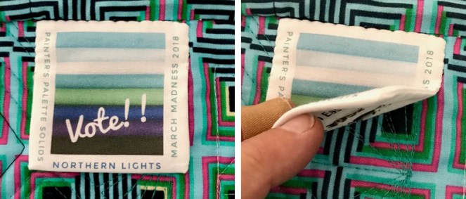 Northern Lights Medallion Name label