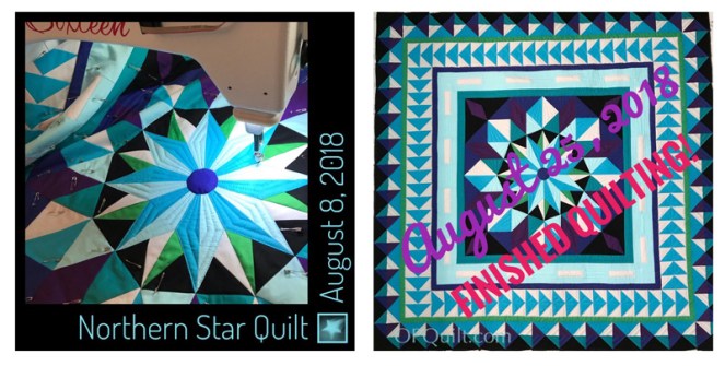Northern LIghts Medallion quilting