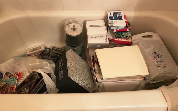 Stuff in Bathtub