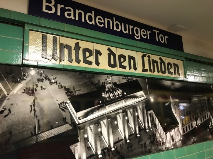 Berlin Brandernberger Tor Station