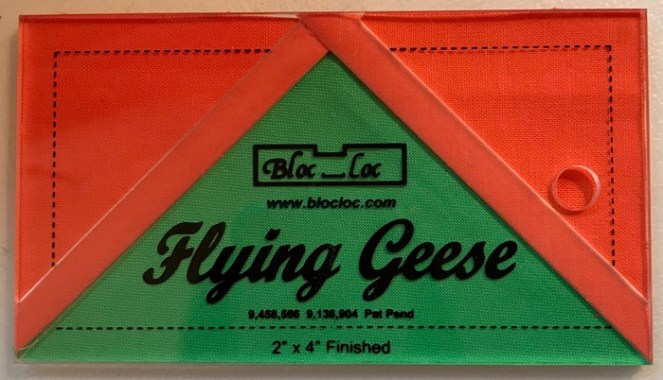 Flying Geese BlocLoc ruler