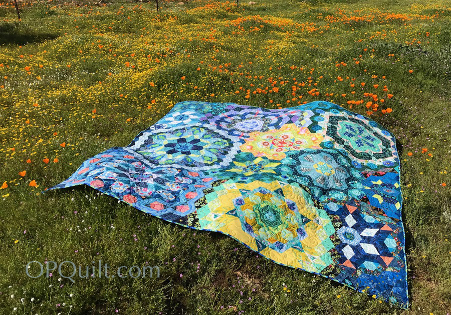 Plitvice Quilt_7 on poppies