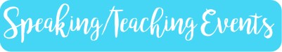 Speaking Teaching Events