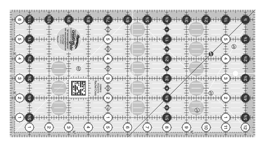 rulers 6.5 a 12.5 inches