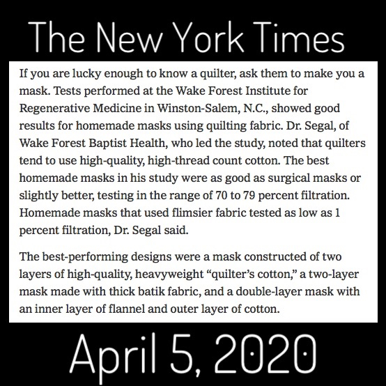 Use Batiks for masks