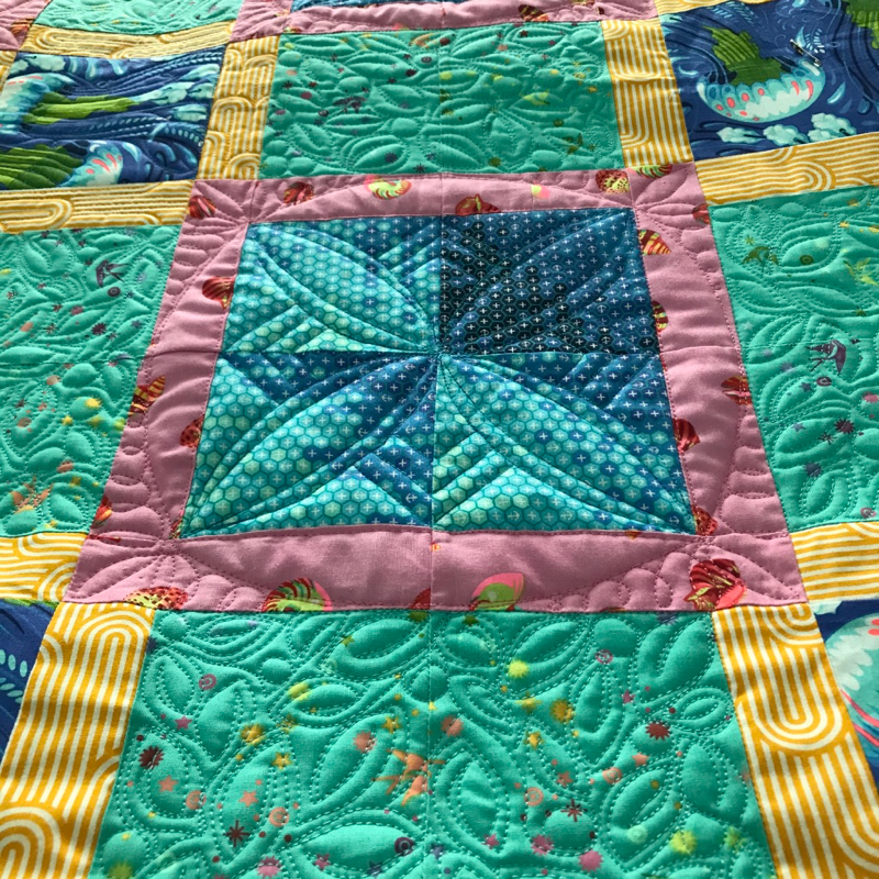 City Streets Vivid_quilting