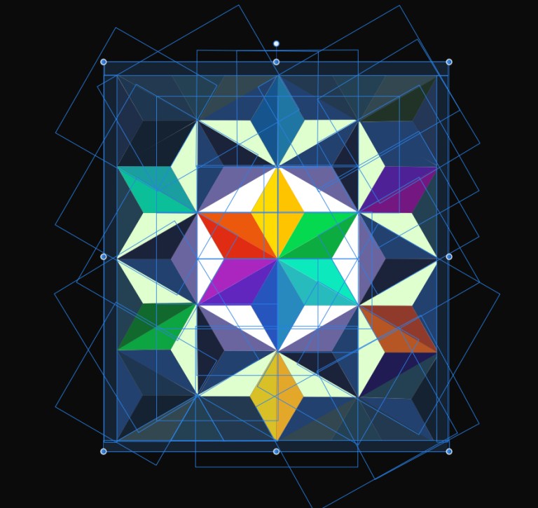 Triad Harmony • Quilt Finish – OccasionalPiece–Quilt!