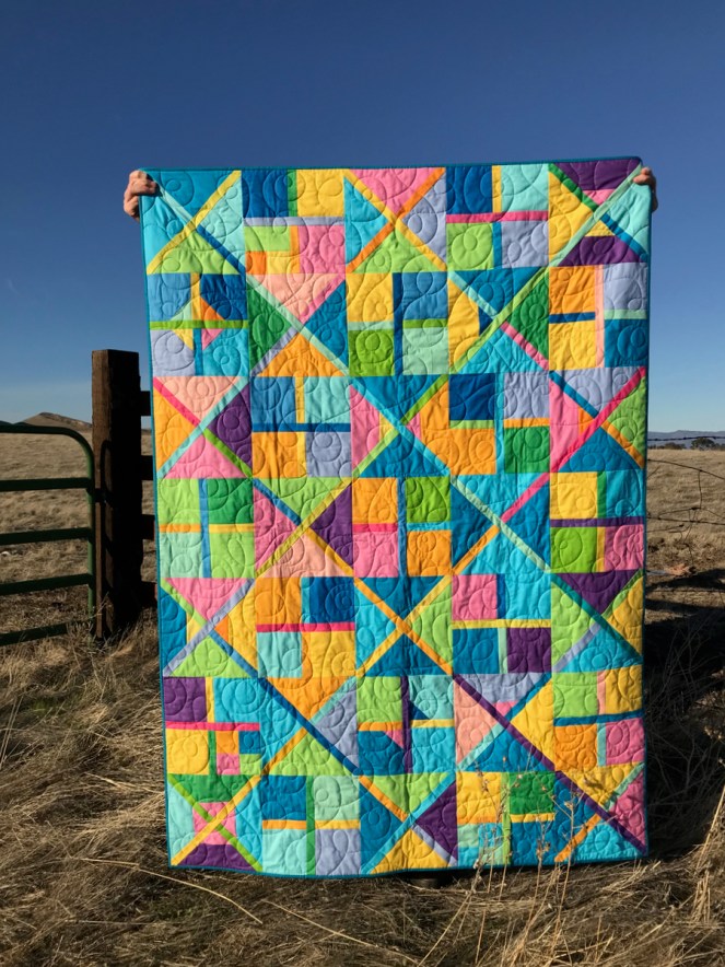 Criss-Cross Color • Quilt&nbsp;Finish