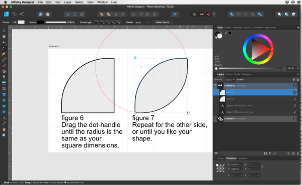 Making a Curve for the Dungeon of Cute • Affinity Designer Tutorial ...