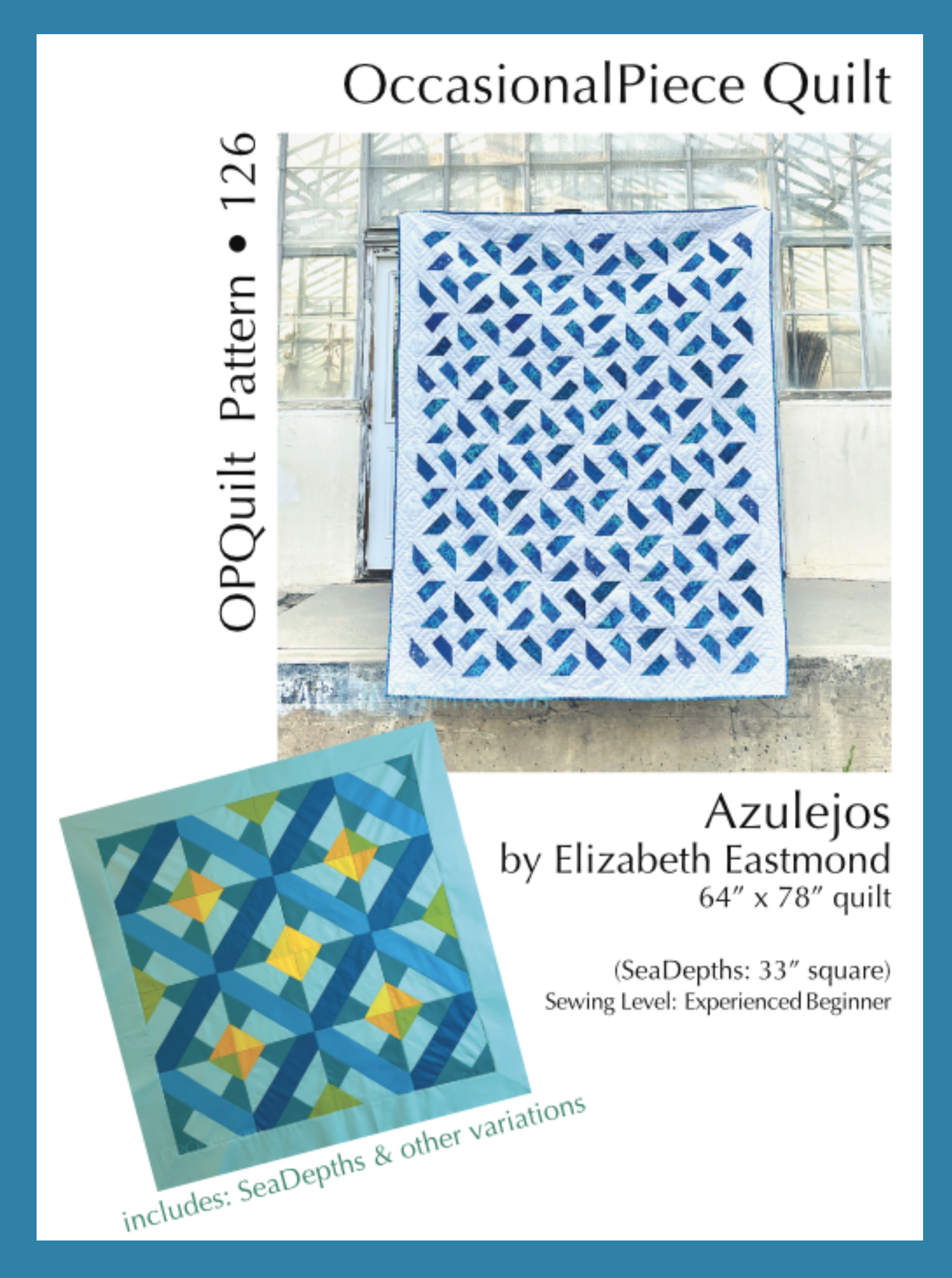 Azuli Pattern Quilt Azulejos Pattern – OccasionalPiece–Quilt!