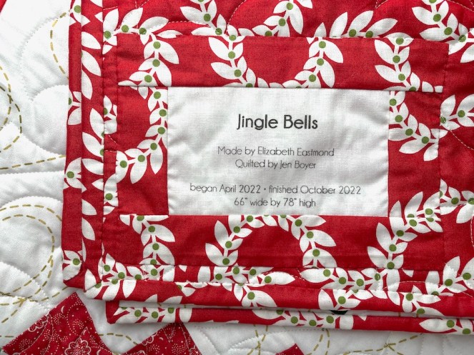 Jingle Bells • Quilt Finish