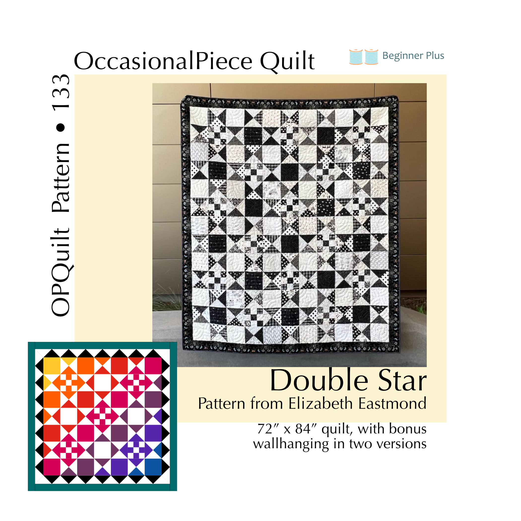 Double Star • new pattern – OccasionalPiece–Quilt!
