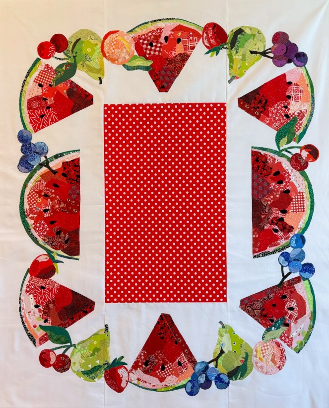 A Basket/Quilt of Fruit for Mother’s&nbsp;Day